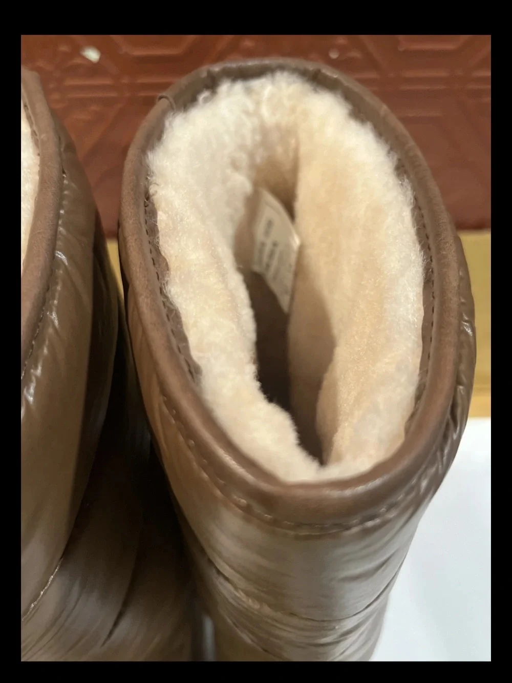 Australia Luxe Collective Brown Quilted Shaft Winter Boots